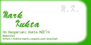 mark kukta business card